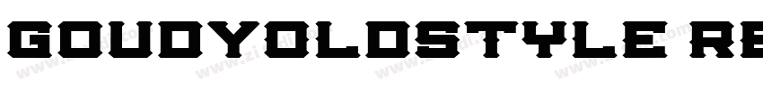 GoudyOldSTYLE REGULA字体转换